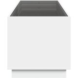  Stolić za kavu s beskonačnim LED svjetlima bijeli 90x50x50 cm | shoptok.hr
