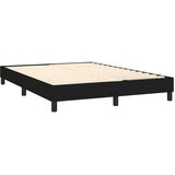 Krevet s oprugama i madracem crni 140 x 190 cm od tkanine | shoptok.hr