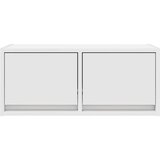 vidaXL TV omarica bela 60x31x25,5 cm inženirski les | Shoptok.si