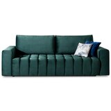 ELTAP Tamno zelena baršunasti sklopiva/s prostorom za odlaganje sofa 247 cm Lazaro – | shoptok.hr