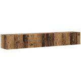 TV zidni ormar Zidne 2 pcs Staro drvo 98 x 31 x 29,5 cm | shoptok.hr