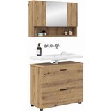 vidaXL set namještaja za kupaonicu 2 pcs hrast artisan 61 x 35 x 64 cm | shoptok.hr