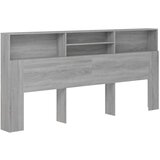 Maison Chic vzglavna omarica - nočna omarica - posteljna omarica siva sonoma 220x19x103,5 cm, (21705609) Cene