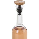 Adhoc Zamašek za steklenico, izliv Casq / les, inox, (21318145) | Shoptok.si