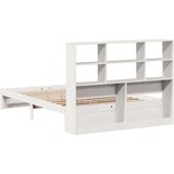 vidaXL Krevet s regalom z knjige bez madraca bijeli 140x200cm borovina | shoptok.hr