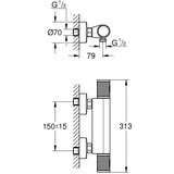 Grohe slavina GRT1000C termostatska-34776000 Cene