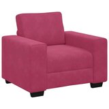  3-dijelni set sofa s jastucima, vinsko crveni baršun | shoptok.hr