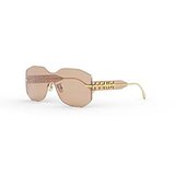 Fendi graphy Rose Geometric Sunglasses L (99) Zlata/Oranžna Cene