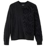 Desigual Puloverji 23wwjf50 Črna Cene