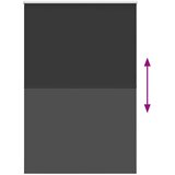 vidaXL Rolo zavjesa Blackout Black 160x230 cm Širina tkanine 156,6 cm | shoptok.hr