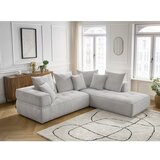 Bobochic Paris Svijetlo siva kutna garnitura od šenila (s desnim kutom/u obliku slova L) Whesley – | shoptok.hr