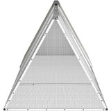  Kavez za zečeve sivi 302,5 x 80,5 x 71 cm pocinčani čelik | Eponuda.com