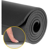 Rebel ACTIVE Strunjača (prostirka) za jogu, pilates i fitnes, 183x61 cm, debljina 1 cm, materijal NBR, crna boja, model RBA-3150-BK | Eponuda.com