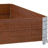  Vrtna sadilica smeđa 100x100 cm od borovine | shoptok.hr