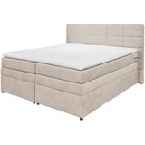 MID.YOU POSTELJA BOXSPRING 180 cm x 200 cm , tekstil peščene barve | Shoptok.si