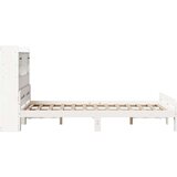  Krevet s regalom z knjige bez madraca bijeli 135x190cm borovina | shoptok.hr