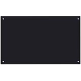  Kuhinjski zid 2 pcs Crna 100 x 60 cm Staklo otporno na udarce | shoptok.hr