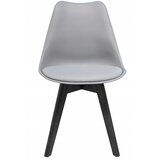 Jumi OSLO stol, skandinavski, umetna masa, sivo eko usnje, (21888370) | Shoptok.si