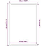 vidaXL Otirač smeđi 40 x 60 cm | shoptok.hr