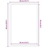 vidaXL Predpražnik rjav 40x60 cm | Shoptok.si