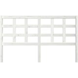  Uzglavlje za krevet bijelo 165 5x4x100 cm od masivne borovine | shoptok.hr