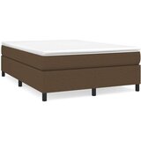  Box spring posteljni okvir temno rjav 140x190 cm blago | Shoptok.si