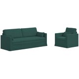  Set sofe 2 pcs Tamnozelena 198 x 78 x 80 cm tkanina | Eponuda.com