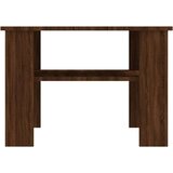  Stolić za kavu smeđa boja hrasta 60x60x42 cm konstruirano drvo | shoptok.hr