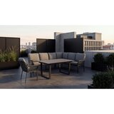 Tierra Outdoor LOUNGE GARNITURA gladka tkanina aluminij | Shoptok.si