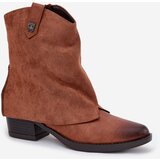 Boto Insulated Cowboy Boots With Heel Camel Sylvette | shoptok.hr