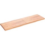 Stolna ploča svjetlosmeđa 200x60x6 cm od obrađene hrastovine | shoptok.hr
