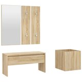  Set namještaja za hodnik boja hrasta sonome konstruirano drvo | shoptok.hr