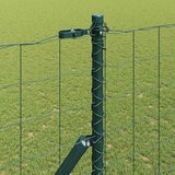  Ograda s postovima Zelena 1,5 x 10 m Čelik | shoptok.hr