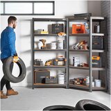 Vonhaus Regal Hammerite, 5 delni, 1.8 m, kotni | Shoptok.si