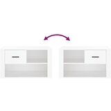 Ormarić za cipele bijeli 80 x 35 x 45 cm od konstruiranog drva | Eponuda.com