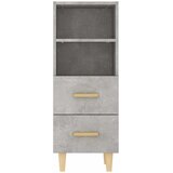  Komoda siva boja betona 34,5x34x90 cm od konstruiranog drva | shoptok.hr
