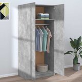  Ormar siva boja betona 80 x 52 x 180 cm od konstruiranog drva | Eponuda.ba