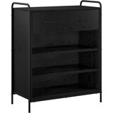  Ormar za cipele 76 x 36,5 x 93 cm Konstruirano drvo Crni hrast | shoptok.hr