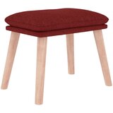  Tabure crvena boja vina 45 x 29,5 x 35 cm od tkanine | Eponuda.com