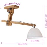  Stropna svjetiljka 25 W bijela 105x30x65-108 cm E27 | Eponuda.com