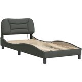  Okvir kreveta s LED-om bez madraca Hvar 90x200 cm od tkanine | Eponuda.com