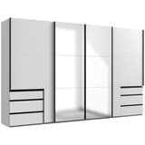 MID.YOU omara z drsnimi vrati, bela | Shoptok.si
