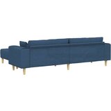  Tkaninska sofa s jastukom 3 pcs Plava 208 cm tkanina | shoptok.hr