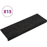 Maison Chic Preproga, Ruge za stopnice 15 kosov 65x21x4 cm črne, (22121084) | Shoptok.si