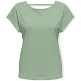 Only Topi & Bluze Top May Life S/S - Subtle Green Zelena