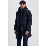 Defacto waterproof Hooded Lined Puffer Jacket Parka Cene