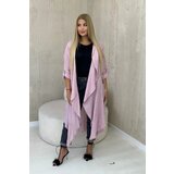 Kesi Linen coat powder pink