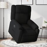 Maison Chic Relax naslanjač - Stol s funkcijo vstajanja črno blago, (22040199) | Shoptok.si