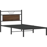  Okvir kreveta bez madraca smeđa boja hrasta 100 x 200 cm drveni | shoptok.hr