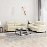 vidaXL 2-dijelni set sofa s jastucima krem od umjetne kože Cijene
